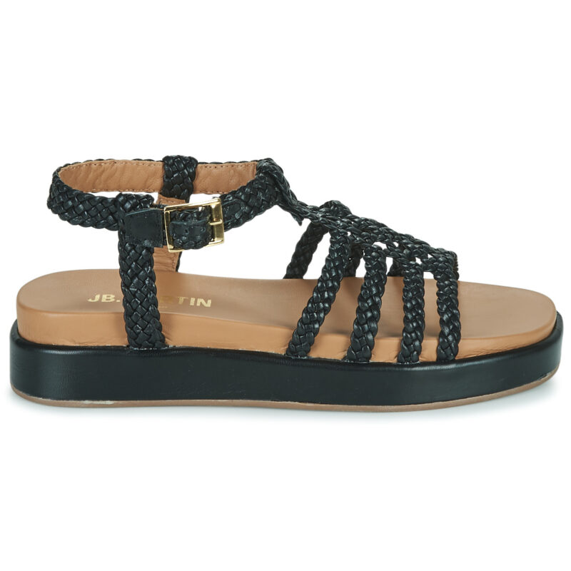 JB Martin LIMBO Nero Sandali con zeppa Donna - 2
