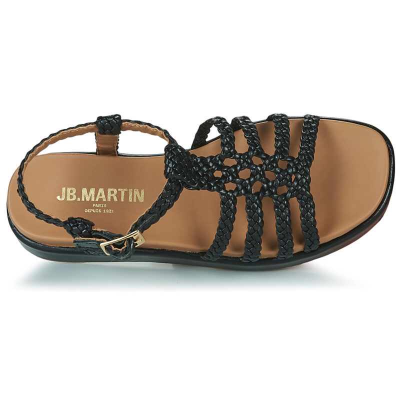 JB Martin LIMBO Nero Sandali con zeppa Donna - 6