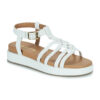 JB Martin LIMBO Bianco Sandali con zeppa Donna