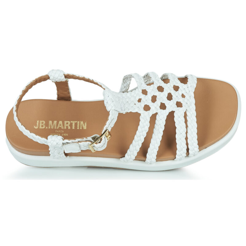 JB Martin LIMBO Bianco Sandali con zeppa Donna - 6