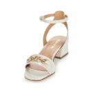JB Martin VITAMINE Wei&szlig; Sandalen mit Absatz Damen - 3