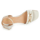 JB Martin VITAMINE Wei&szlig; Sandalen mit Absatz Damen - 6