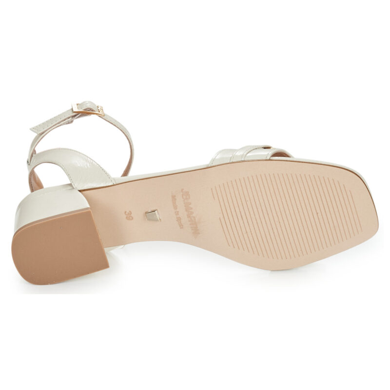 JB Martin VITAMINE Wei&szlig; Sandalen mit Absatz Damen - 7