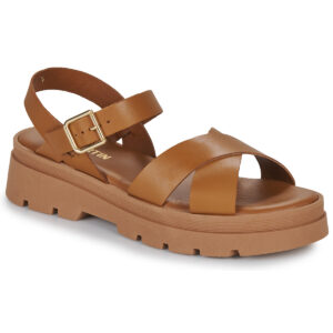 JB Martin 1DECIDEE Braune Keilsandalen f&uuml;r Damen