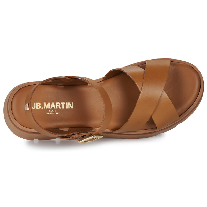 JB Martin 1DECIDEE Marrone Sandali con zeppa Donna - 6