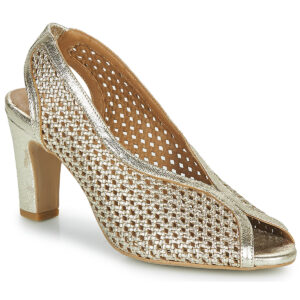 JB Martin 1LUXE Goldfarbene Sandalen mit Absatz f&uuml;r Damen