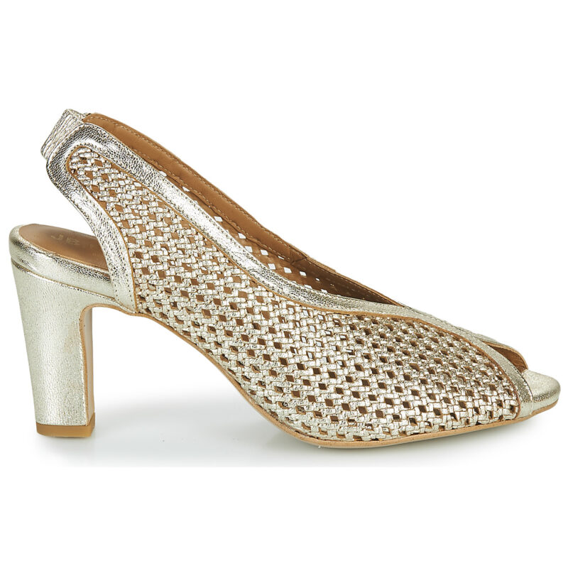 JB Martin 1LUXE Oro Sandali con tacco Donna - 2
