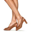 JB Martin 1LUXE Marrone Sandali con tacco Donna - 8