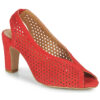 JB Martin 1LUXE Rosso Sandali con tacco Donna