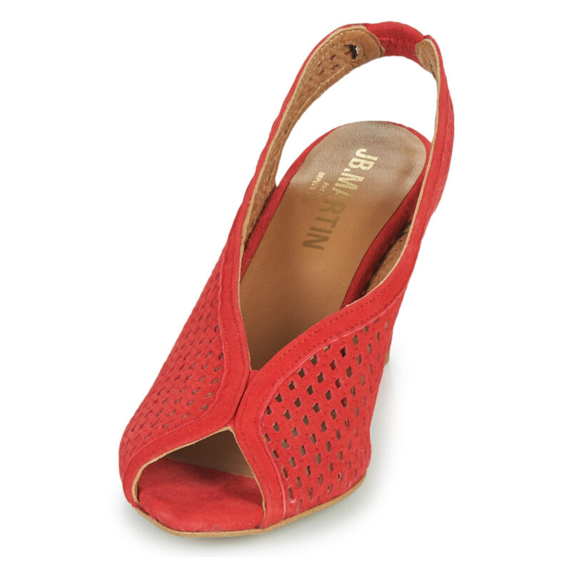 JB Martin 1LUXE Rosso Sandali con tacco Donna - 3