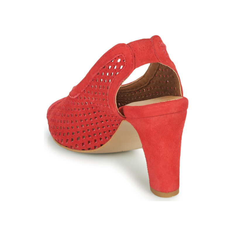 JB Martin 1LUXE Rosso Sandali con tacco Donna - 5