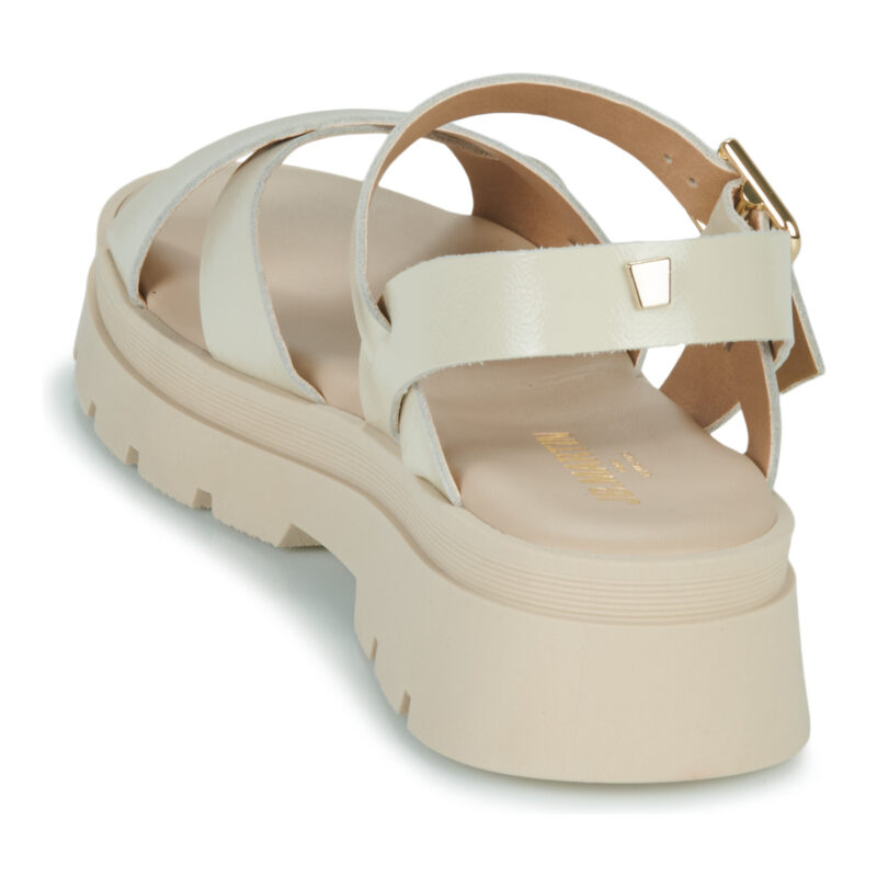 JB Martin 1DECIDEE Bianco Sandali con zeppa Donna - 5
