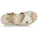 JB Martin 1DECIDEE Bianco Sandali con zeppa Donna - 6