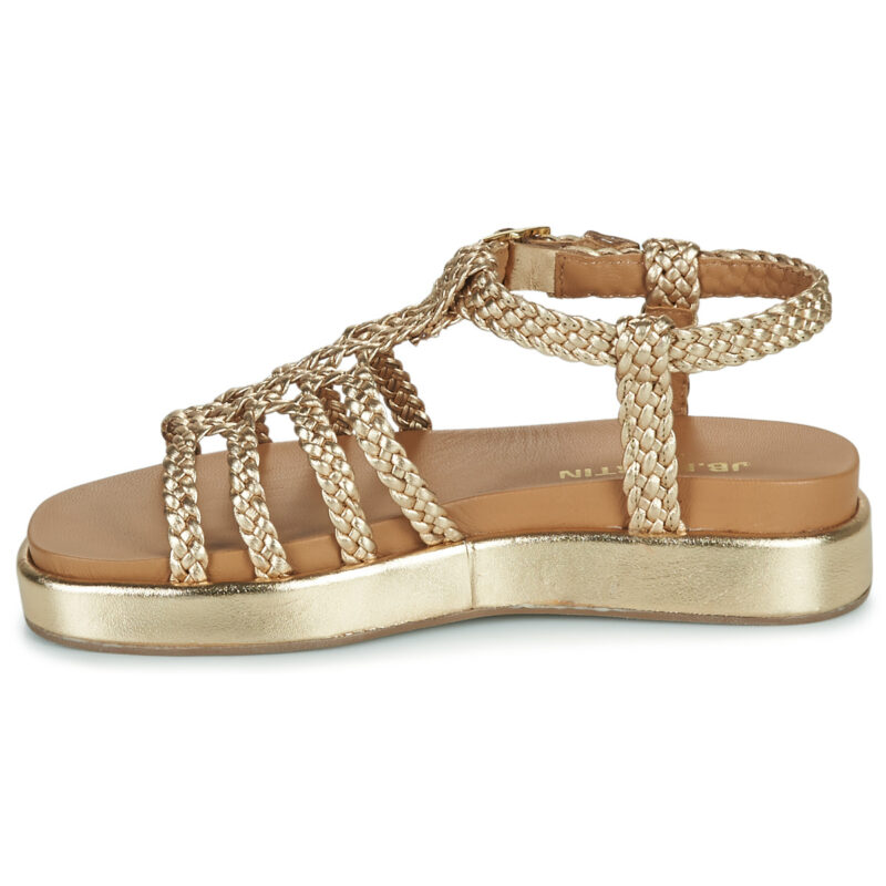 JB Martin LIMBO Oro Sandali con zeppa Donna - 4