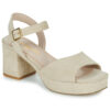 JB Martin ORIA Beige Sandalen mit Ferse Damen