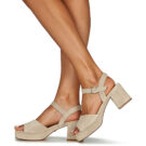 JB Martin ORIA Beige Sandali con tacco Donna - 8
