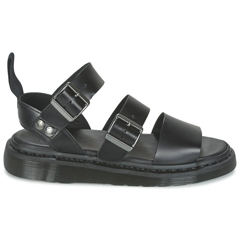 Dr. Martens GRYPHON BLACK BRANDO Nero Sandali bassi Donna - 2