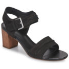 Clarks KARSEAHI SEAM Noir Sandales &agrave; talon Femme - 1