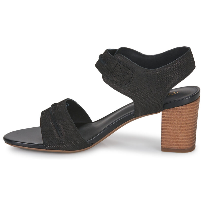 Clarks KARSEAHI SEAM Noir Sandales &agrave; talon Femme - 4