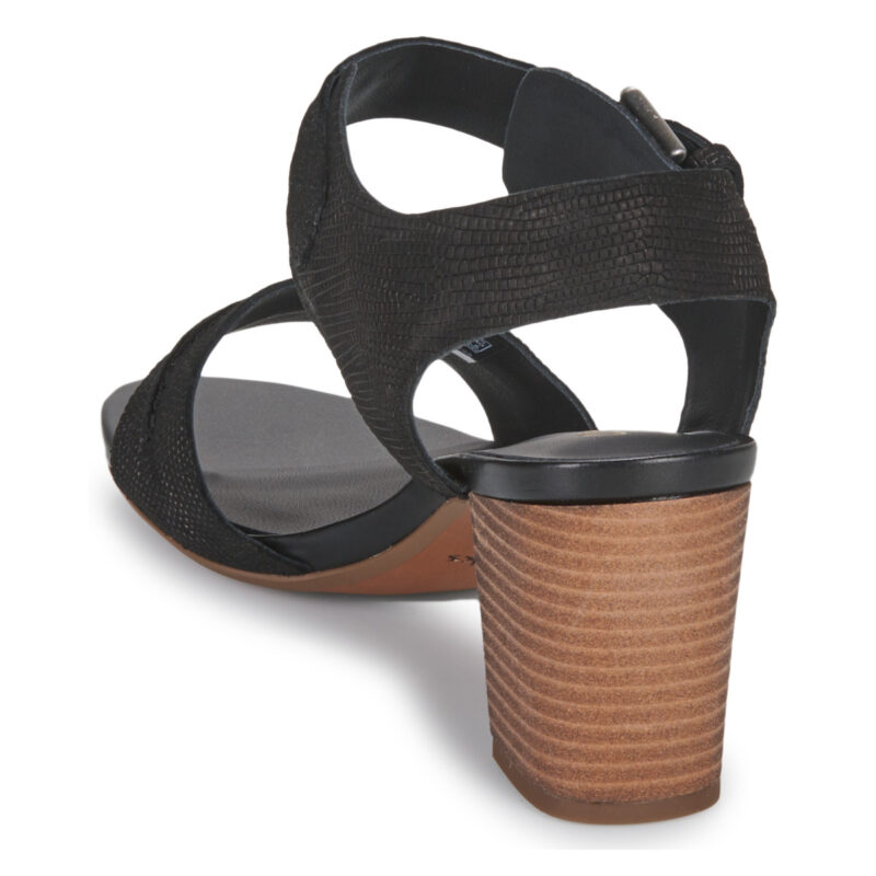 Clarks KARSEAHI SEAM Noir Sandales &agrave; talon Femme - 5