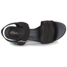 Clarks KARSEAHI SEAM Noir Sandales &agrave; talon Femme - 6