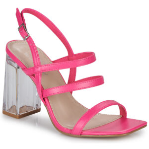 Moony Mood PELINA Pinke Damen-Sandalen mit Absatz