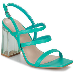 Moony Mood PELINA Gr&uuml;ne Damen-Sandalen mit Absatz