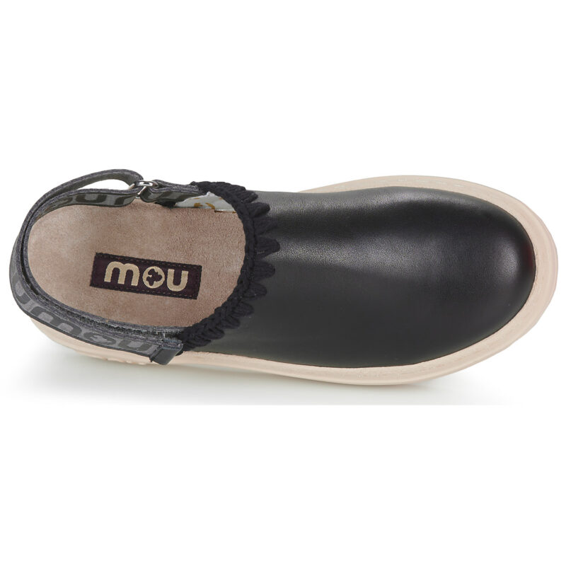 Mou Sandales basses noires pour femmes MU.SW411012C-BLA - Pointure 6