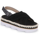 Mou MU.SW581001A-BLA Nero Sandali con zeppa Donna - 1
