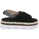 Mou MU.SW581001A-BLA Nero Sandali con zeppa Donna - 2