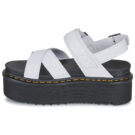 Dr. Martens VOSS II WHITE ATHENA Bianco Sandali con zeppa Donna - 4