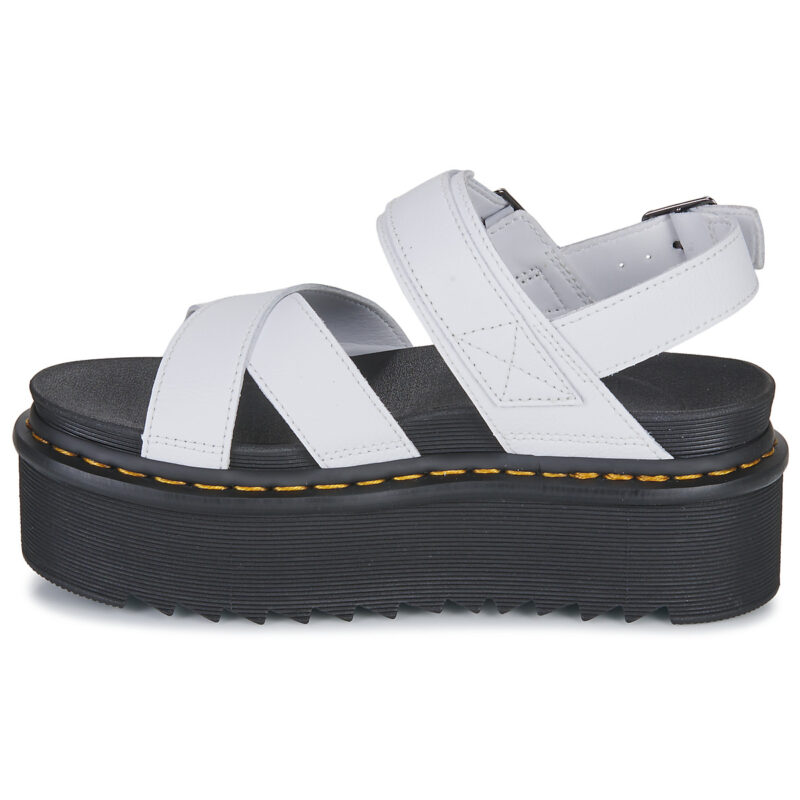 Dr. Martens VOSS II WHITE ATHENA Bianco Sandali con zeppa Donna - 4
