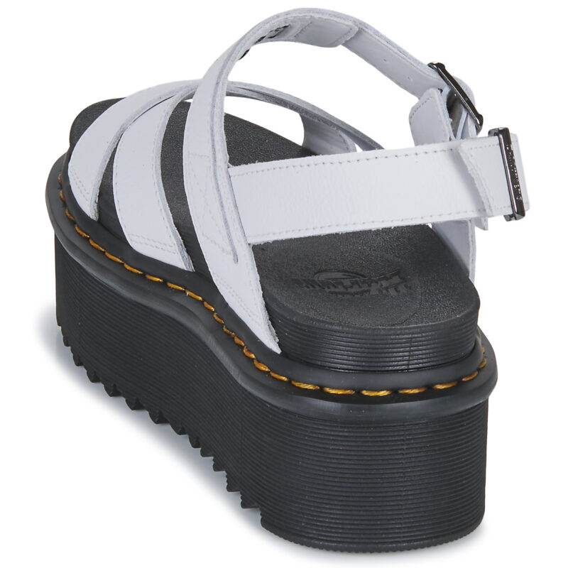 Dr. Martens VOSS II WHITE ATHENA Bianco Sandali con zeppa Donna - 5
