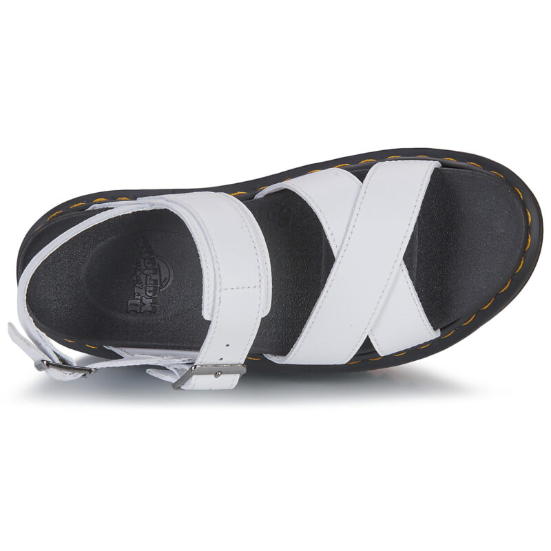 Dr. Martens VOSS II WHITE ATHENA Bianco Sandali con zeppa Donna - 6