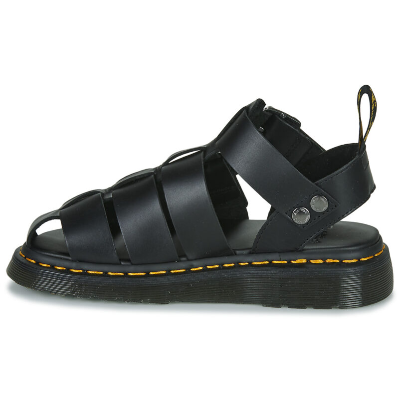 Dr. Martens GARIN BLACK BRANDO Nero Sandali con zeppa Donna - 4