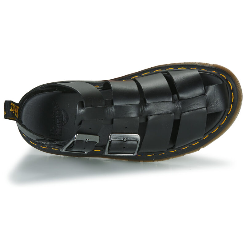 Dr. Martens GARIN BLACK BRANDO Nero Sandali con zeppa Donna - 6