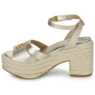 Pepe jeans TAFFY NIGHT Oro Sandali con zeppa Donna - 4