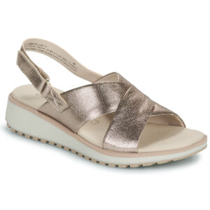 Caprice 28702 Oro Sandali con zeppa Donna