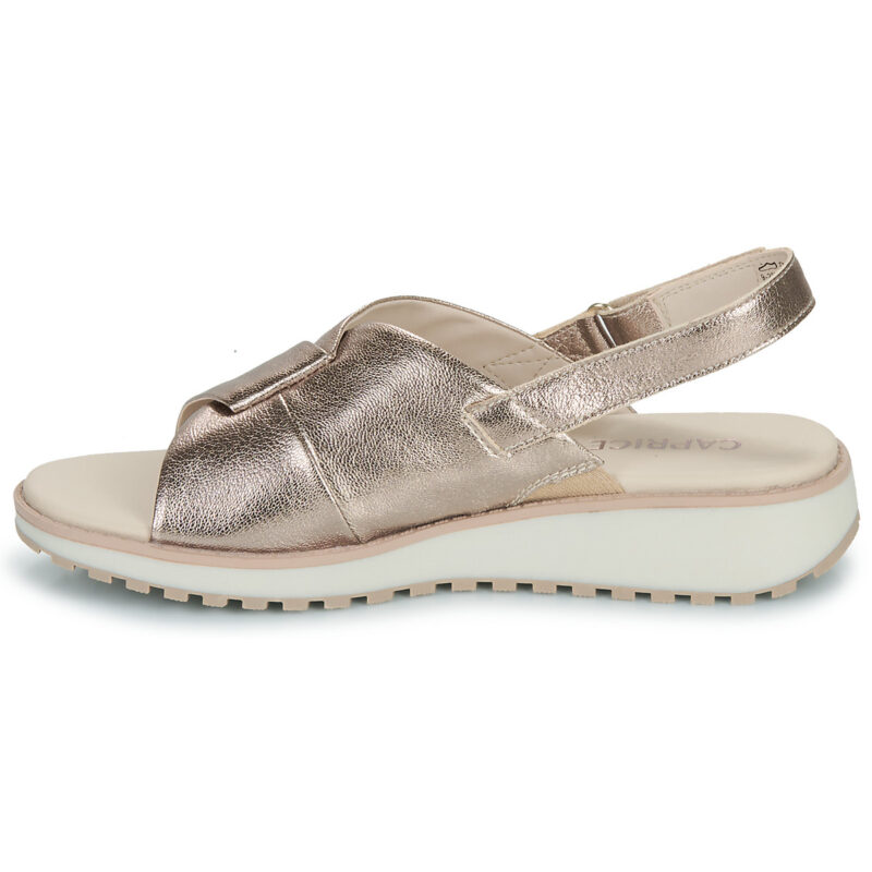 Caprice 28702 Gold Wedge Sandals Women - 4
