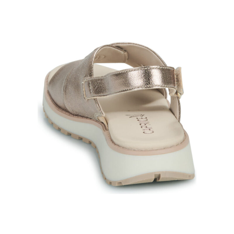 Caprice 28702 Gold Wedge Sandals Women - 5