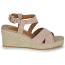 Geox D PANAREA Sandales compens&eacute;es Rose Femme - 2