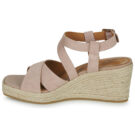Geox D PANAREA Sandales compens&eacute;es Rose Femme - 4