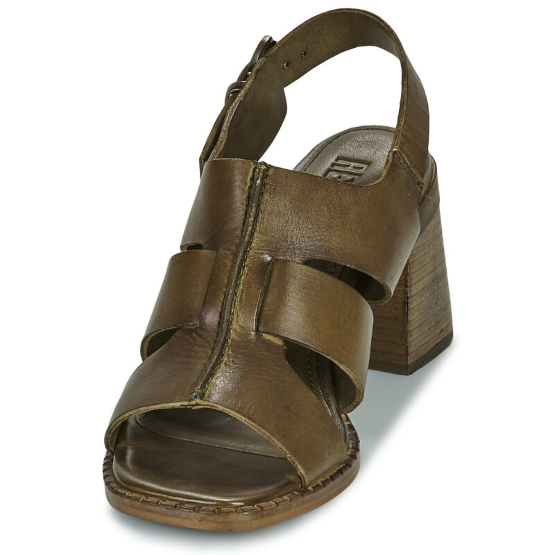 Regard ET.ELA V2 CRUST OLIVE GREEN Verde Sandali con tacco Donna - 3