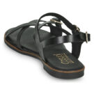 Casual Attitude LANISO Schwarze flache Sandalen f&uuml;r Damen - Gr&ouml;&szlig;e 5
