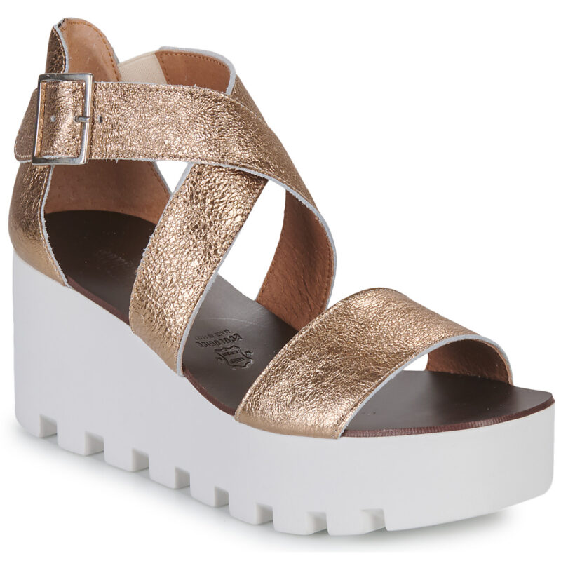 Sweet Lemon SUBWAY Oro Sandali con zeppa Donna - 1