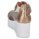Sweet Lemon SUBWAY Oro Sandali con zeppa Donna - 5