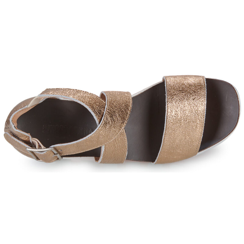 Sweet Lemon SUBWAY Oro Sandali con zeppa Donna - 6