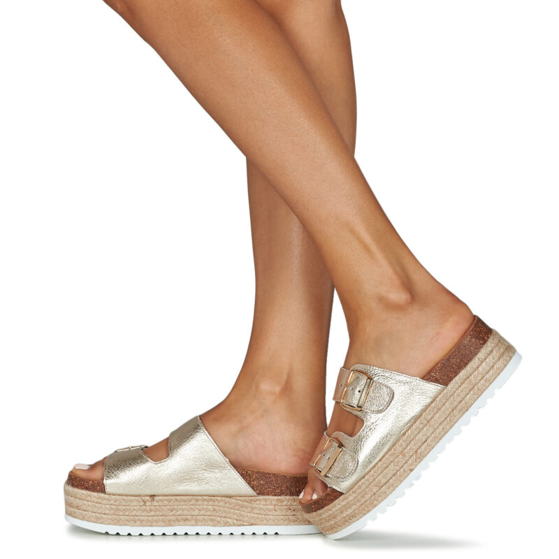 Sweet Lemon NOZAN Oro Sandali con zeppa Donna - 8