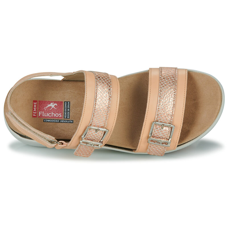 Fluchos YAGON Beige Sandali con zeppa Donna - 6