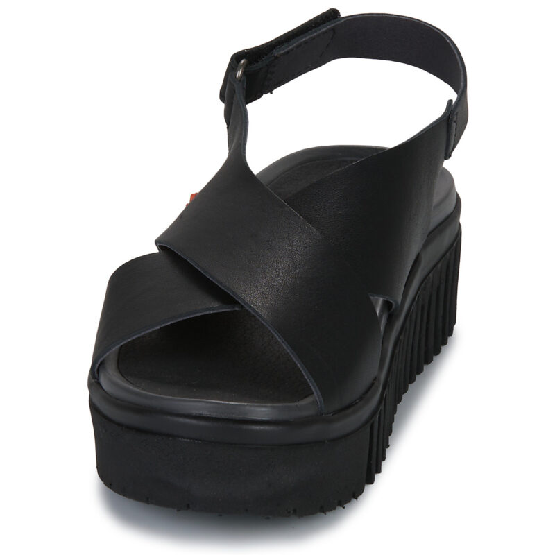 Art Brighton Black Wedge Sandals Women - 3